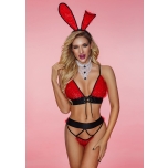  Bunny Girl Costume Red/Black S/M