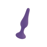 Boss Silicone Butt Plug (Purple) - Small - Smooth