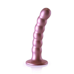 Beaded Silicone G-Spot Dildo Pink