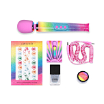 All That Glimmers Le Wand - Rainbow Ombre Petite Wand Massager
