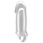 Sono Stretchy Thick Penis Extension (Translucent) - Shots Media - Cock Sleeve