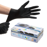 Black Fisting Gloves M (100 pcs)