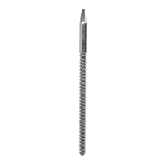 Ouch! Stainless Steel Ribbed Dilator - 0.3" / 8 mm