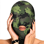 Ouch! Army Themed Mask with Mouth Opening