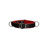 Shots Ouch Deluxe Bondage Collar Black / Red
