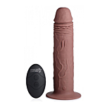Vibrating and Thumping Dildo with Remote Control
