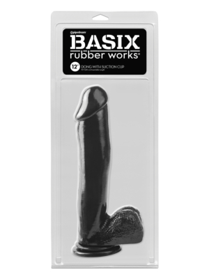 Pipedream Basix 12 Inch Black Dong